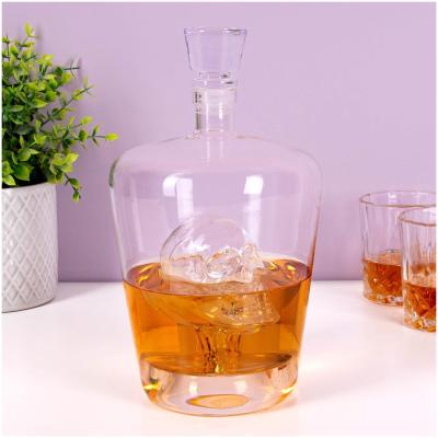 Balvi Decanteer Karaf wijn Doodshoofd Poison 1 liter