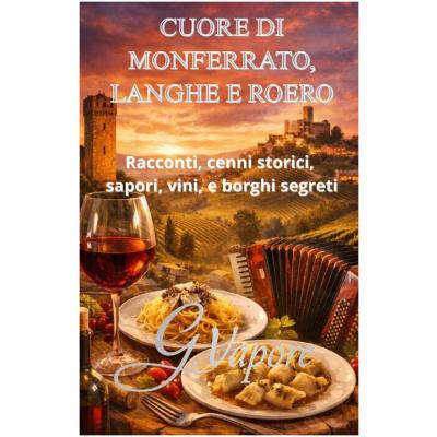 Cuore Di Monferrato, Langhe E Roero: Racconti, Cenni storici, Sapori, Vini, e Borghi segreti