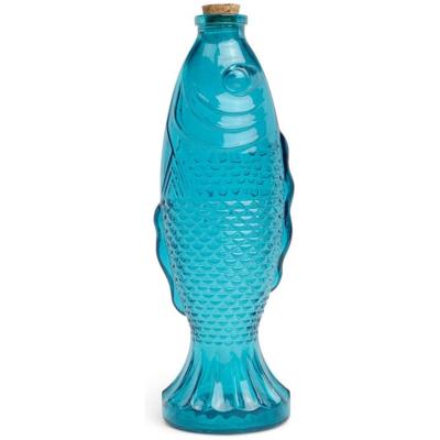 Gentlemen's Hardware Fish karaf - 535 ML | blauw | vis decanter | een origineel mannnenkado