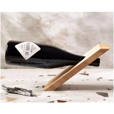HOCHO Beukenhouten Balans Wijnhouder 250x80x20 mm - Stijlvol en Minimalistisch