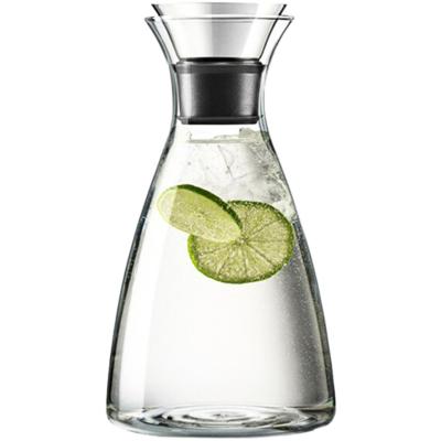 House of Husk Schenkkan - Glazen Waterkan - Waterkaraf voor Fruitwater - Multifunctionele Decanteer Karaf - Kan met Deksel - 1.8L