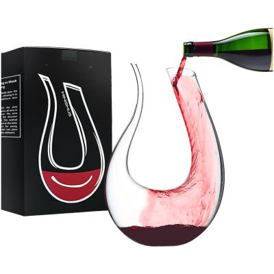 Minismus Decanteer karaf - tot 1,5 Liter - Wijn Cadeau - Wijn Accessoires - Decanteerders - Kristal Glas Decanteerkaraf Wijnkaraf