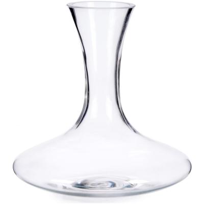 Vivalto Glazen wijn karaf / decanteer kan - 1,4 liter - 21 x 21 cm - Wijn schenkkan