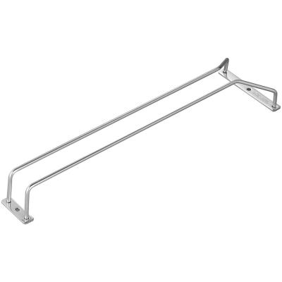 Wijnglazenhouder - Stainless Ophangrek Wijnglazen - Wijnglazenrek - Wijnrek - Glazenrek Hangend - Keuken - Bar - RVS - zilver - 34.5*11.3*5.5cm