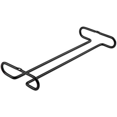 Wijnglazenhouder - Wijnglazen Rek - Ijzer - Wijnglazen Organizer - Glazenrek - Ophangrek - 26*11.2*3.2cm - Zwart
