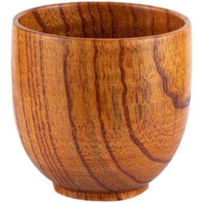 Groot wijnglas - zonder handvat - inhoud ca. 140 ml - geschikt voor gebruik in restaurants en thuis - 6,7*6,7*6,7 cm - bruin - 1 stuk