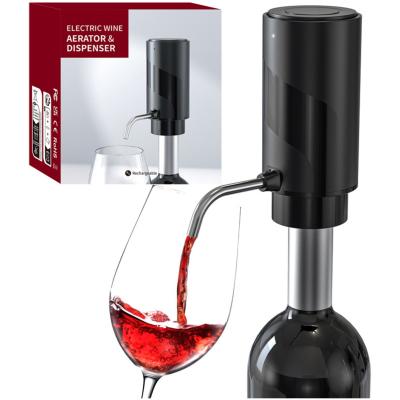 Karaf - decanteer karaf - Automatische elektrische karaf - USB oplaadbare karaf - Zwart - Kunststof