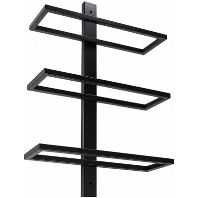 Mémoire® Réserve Wandwijnrek voor 3 Flessen - Luxe Wijnrek voor Aan de Muur - Stijlvolle Wijnopslag van Metaal - Verticale Wijnpresentatie - Ruimtebesparend Design - Perfect voor Woonkamer, Keuken en Wijnliefhebbers