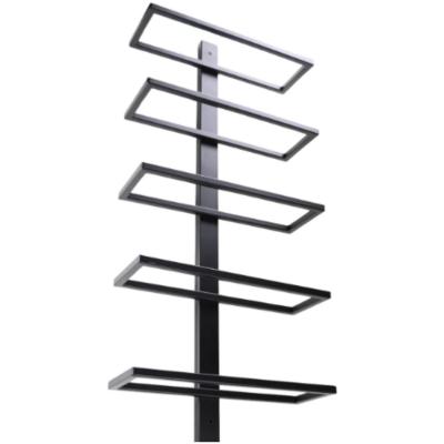 Mémoire® Réserve Wandwijnrek voor 5 Flessen - Luxe Wijnrek voor Aan de Muur - Stijlvolle Wijnopslag van Metaal - Verticale Wijnpresentatie - Ruimtebesparend Design - Perfect voor Woonkamer, Keuken en Wijnliefhebbers
