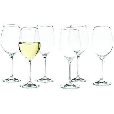Royal Leerdam Wijnglazen Esprit - 6x - witte wijn - glas - 320 ml - wijn drinken - wijnglazen van glas
