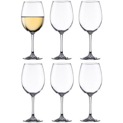 Vicrila wijnglazen Pinot - 12x stuks - voor rode en witte wijn - 250 ml - 18 x 7 cm - transparant - Horeca kwaliteit - Hard glas