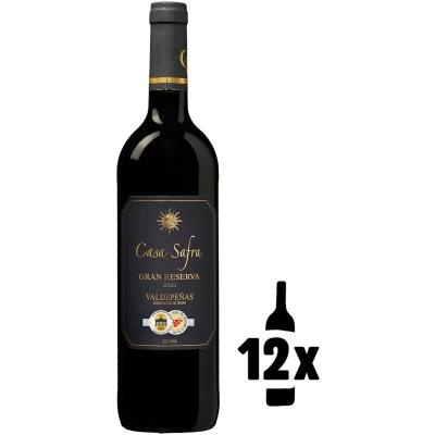 12 flessen Casa Safra Black Label Gran Reserva Voordeelpakket