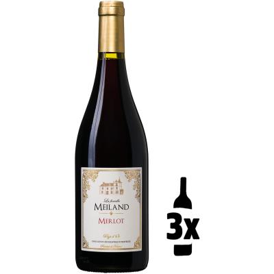 3 flessen La famille Meiland Merlot Probeerpakket