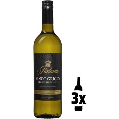 3 flessen Oro Italiano Pinot Grigio Probeerpakket