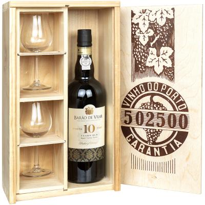 Barão de Vilar 10 Years Old Port met 2 portglazen