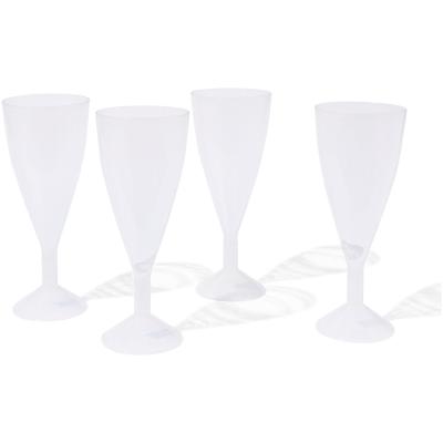 HEMA HEMA Champagneglazen Herbruikbaar 4 Stuks