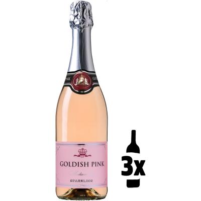 3 flessen Goldish Pink Sparkling Rosé Probeerpakket