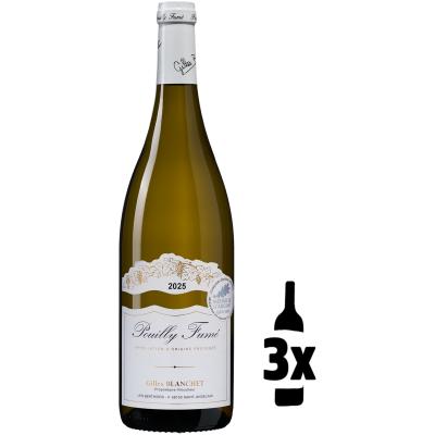 3 flessen Gilles Blanchet Pouilly-Fumé Probeerpakket