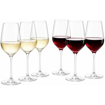 Secret de gourmet Wijnglas Paris - 6x stuks - 680 ml - glas - kristalachtig