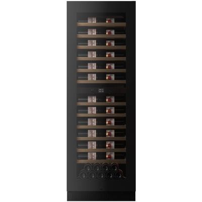 Wijnkoelkast - Pevino Majestic - 111 flessen - 2 temperatuurzones - Zwart glas