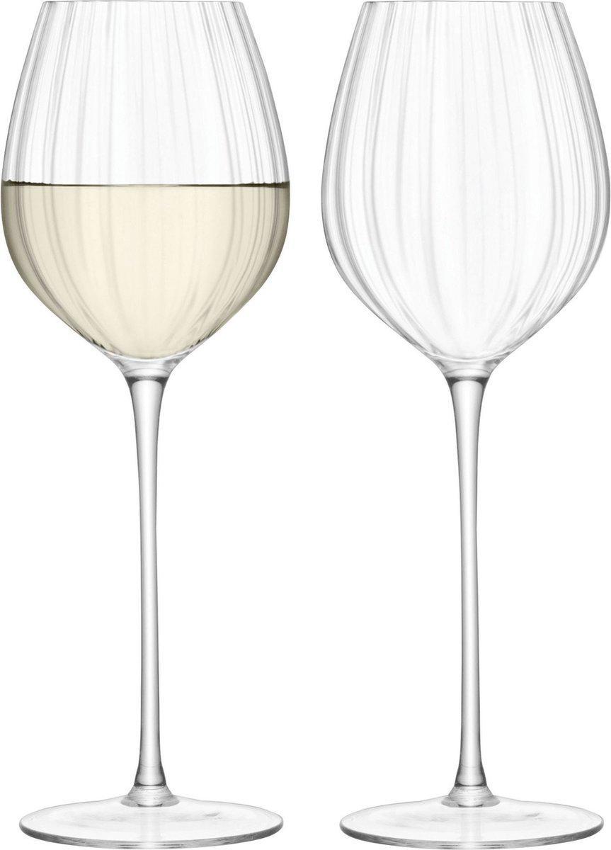 L.S.A. - Aurelia Wijnglas Wit 430 ml Set van 2 Stuks - Glas - Transparant