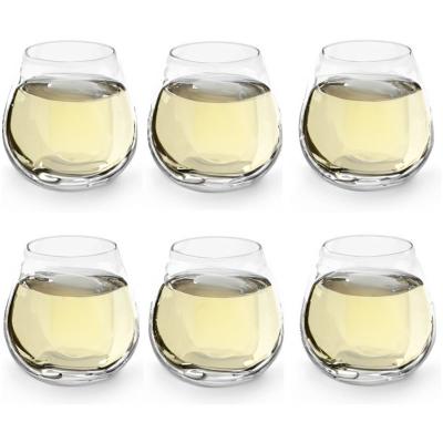 Royal Leerdam Wijnglazen - 6x - zonder voet - 470 ml - Ronda- glas - witte wijn - Wijn drinken - Wijnglazen van glas