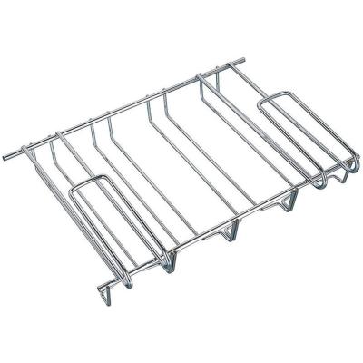 Wijnrek voor 12 glazen - 34x25x9cm - Zilverkleurig metaal - 12 wijnglazen