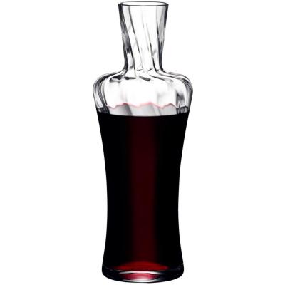 Handgemaakte Wijnkaraf - Serveerkaraf Drank - Drank Luchten - M-Serie Ontwerp - 29 cm Hoog - Transparant