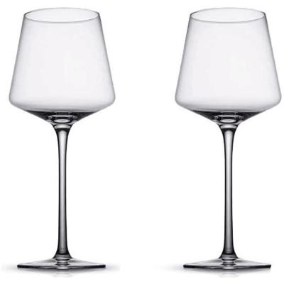 Kristallen Wijnglazen - Proefglazen Rode Wijn - Thuis Dineren - Verbeterde Aroma Smaak - 23 cm Hoog - Helder