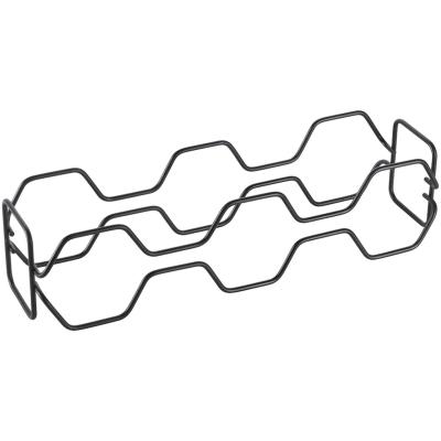 Metaltex - Wijnrek Hexagon - Flessenrek - 5 flessen - Wijnfleshouder - Zwart - 43x12x11 cm