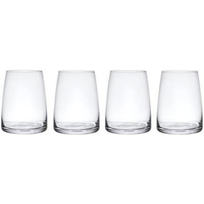 Mikasa - Stemless Wijnglazen - Palermo - Kristalglas - Set van 4 - 350ml